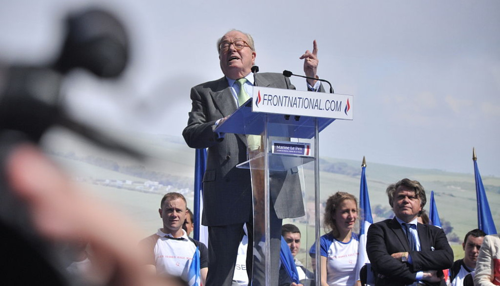 Jean-Marie Le Pen en 2012 Jean-Marie Le Pen en 2012 / ©Blandine Le Cain, CC BY 2.0 Wikimedia Commons