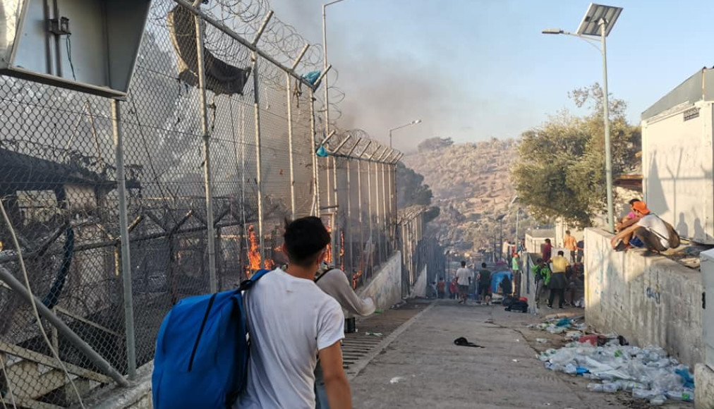 Incendie de Lesbos / @Facebook/Wadi