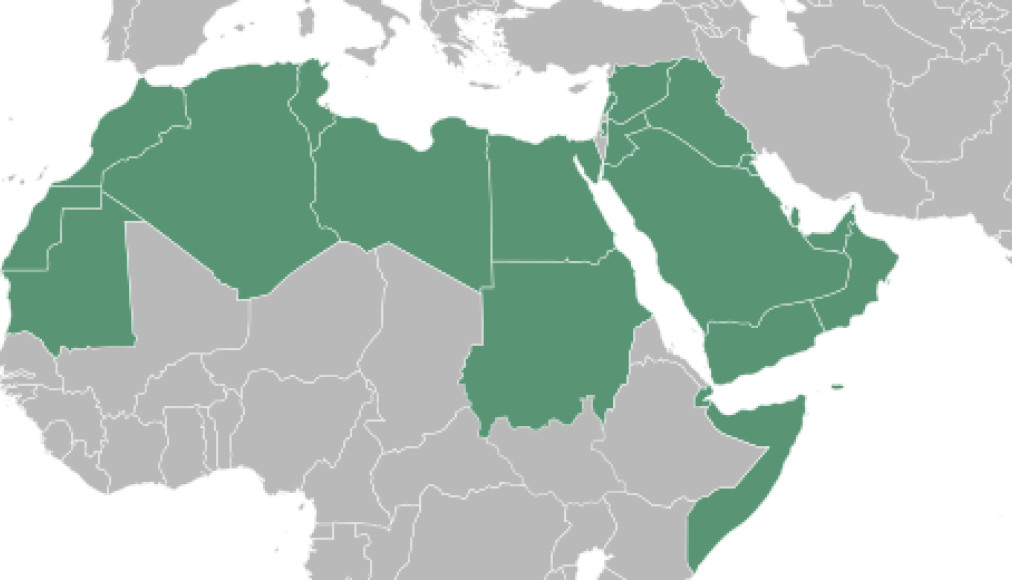Schéma des pays du monde arabe / ©Wikimedia Commons / PD-self / T.seppelt