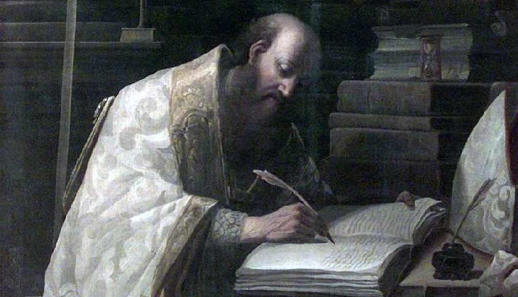 Saint Augustin dans son cabinet de travail, tableau d'Antonio Cifrondi (~ 1707-1710) Saint Augustin dans son cabinet de travail, tableau d'Antonio Cifrondi (~ 1707-1710) / ©Public domain, via Wikimedia Commons