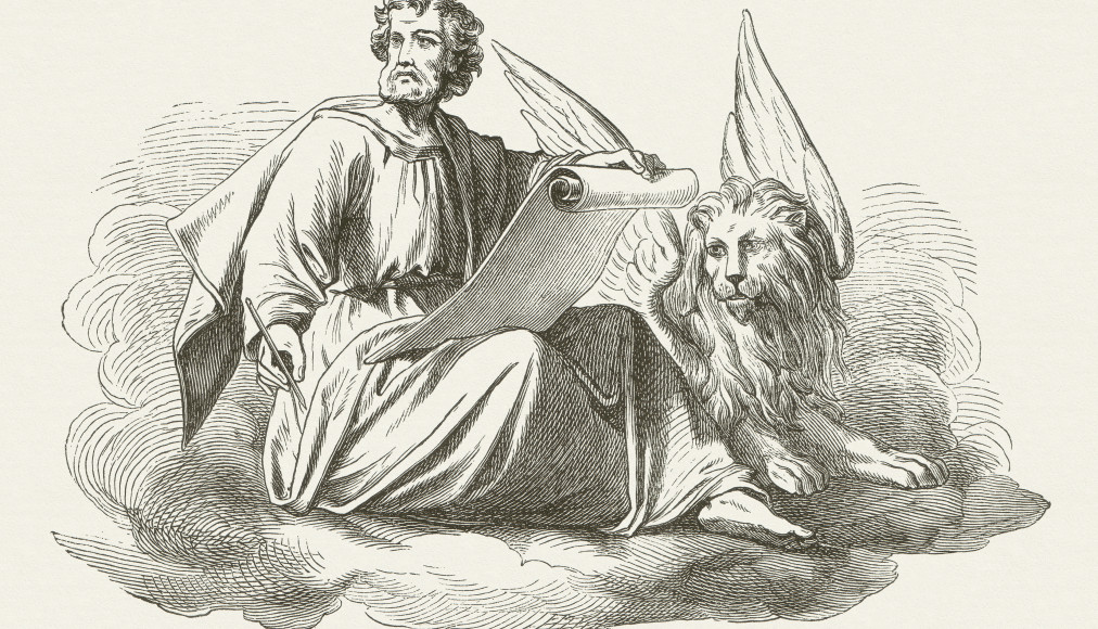 Représentation symbolique de l’évangéliste Marc. Gravure sur bois de 1877 inspirée d’une peinture de Julius Schnorr von Carolsfeld (1794 - 1872). Représentation symbolique de l’évangéliste Marc. Gravure sur bois de 1877 inspirée d’une peinture de Julius Schnorr von Carolsfeld (1794 - 1872). / @iStock