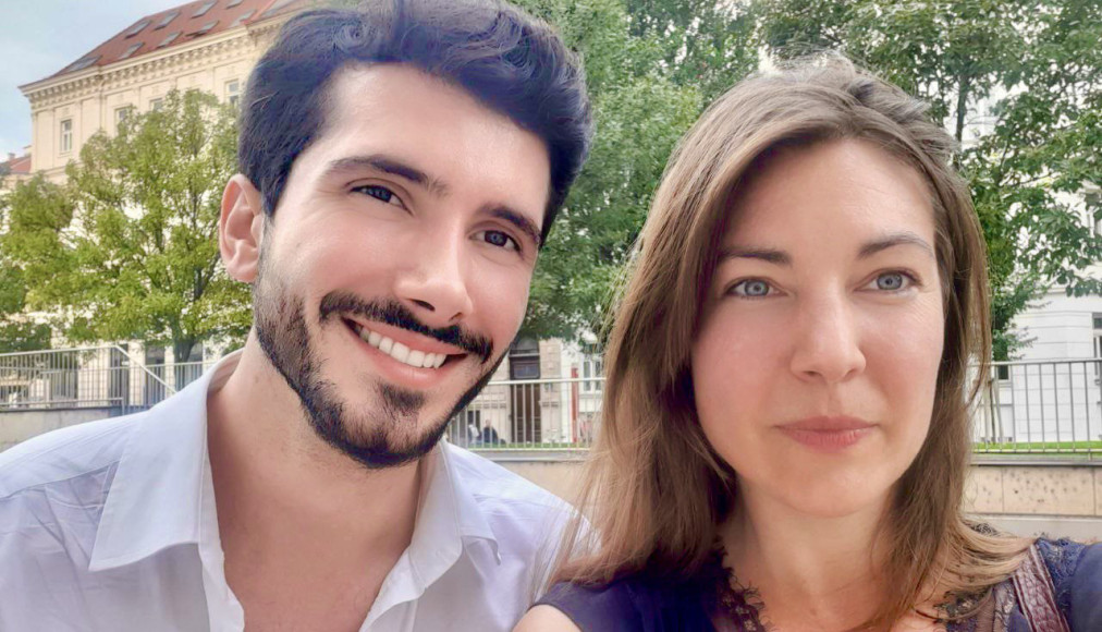 Evangelos Kosmidis et Madeleine Bongard / © DR