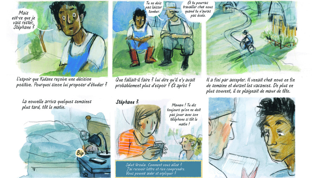 La bédé Invisible raconte l’histoire d’un jeune migrant débouté à Berne. La bédé Invisible raconte l’histoire d’un jeune migrant débouté à Berne. / © Barbara Yelin / Ursula Yelin 2020